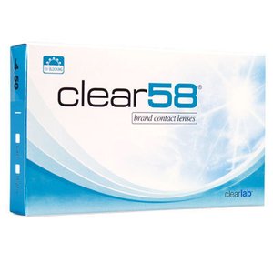 Clear 58 pack of 6